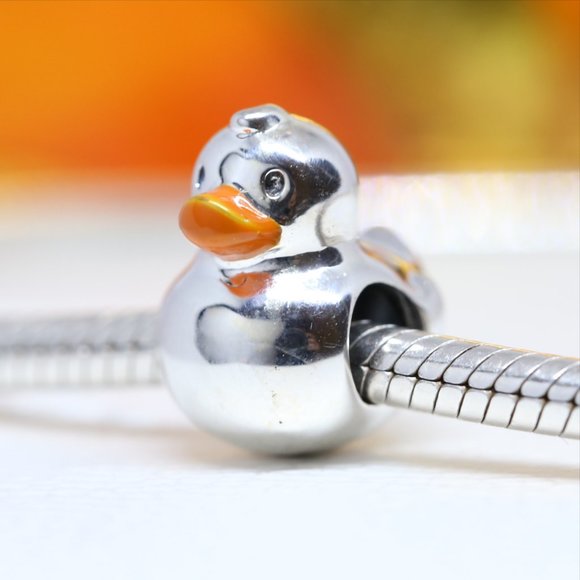 PANDORA POLISHED RUBBER DUCK CHARM 799554C01 - Picture 2 of 5